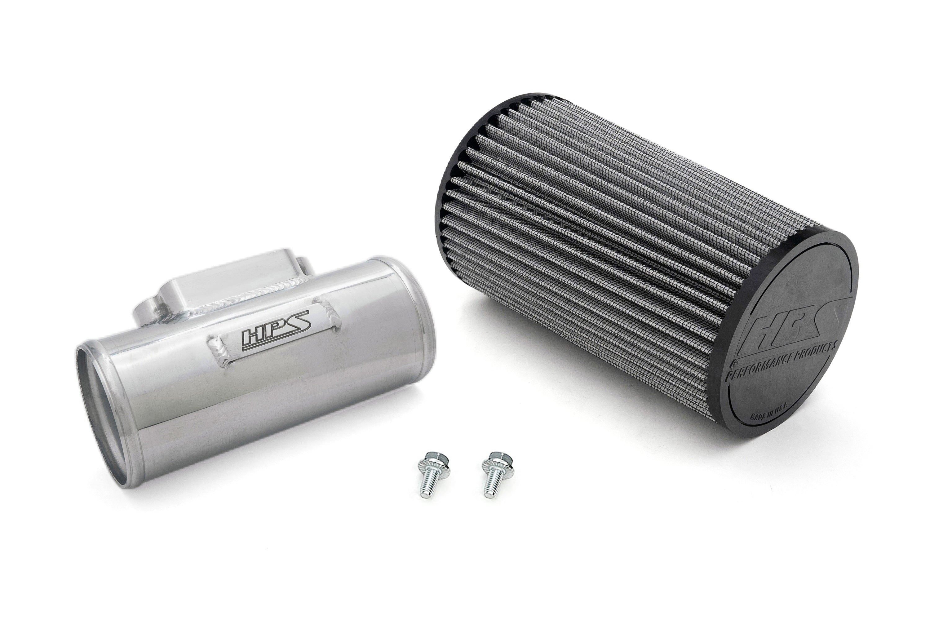 HPS 3 inch MAF Housing Air Intake Tube with HPS Air Filter HPS-4337