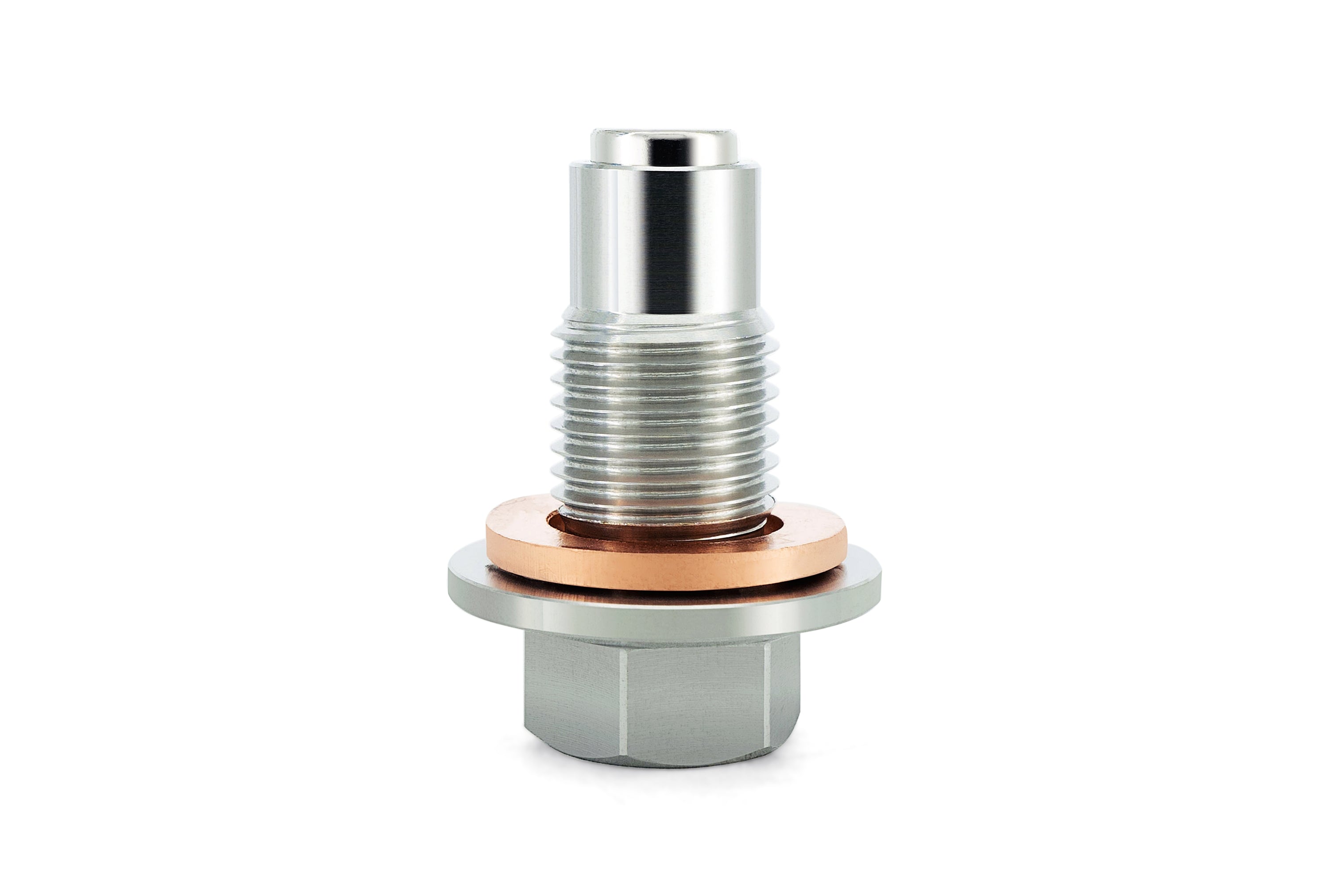 HPS Performance 1/2-20 Stainless Steel Magnetic Oil Drain Plug Bolt