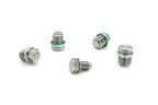 HPS Performance Stainless Steel Magnetic Oil Drain Plug Bolt 5pcs complete kit for Engine Transmission and Front Differential MDPK-100