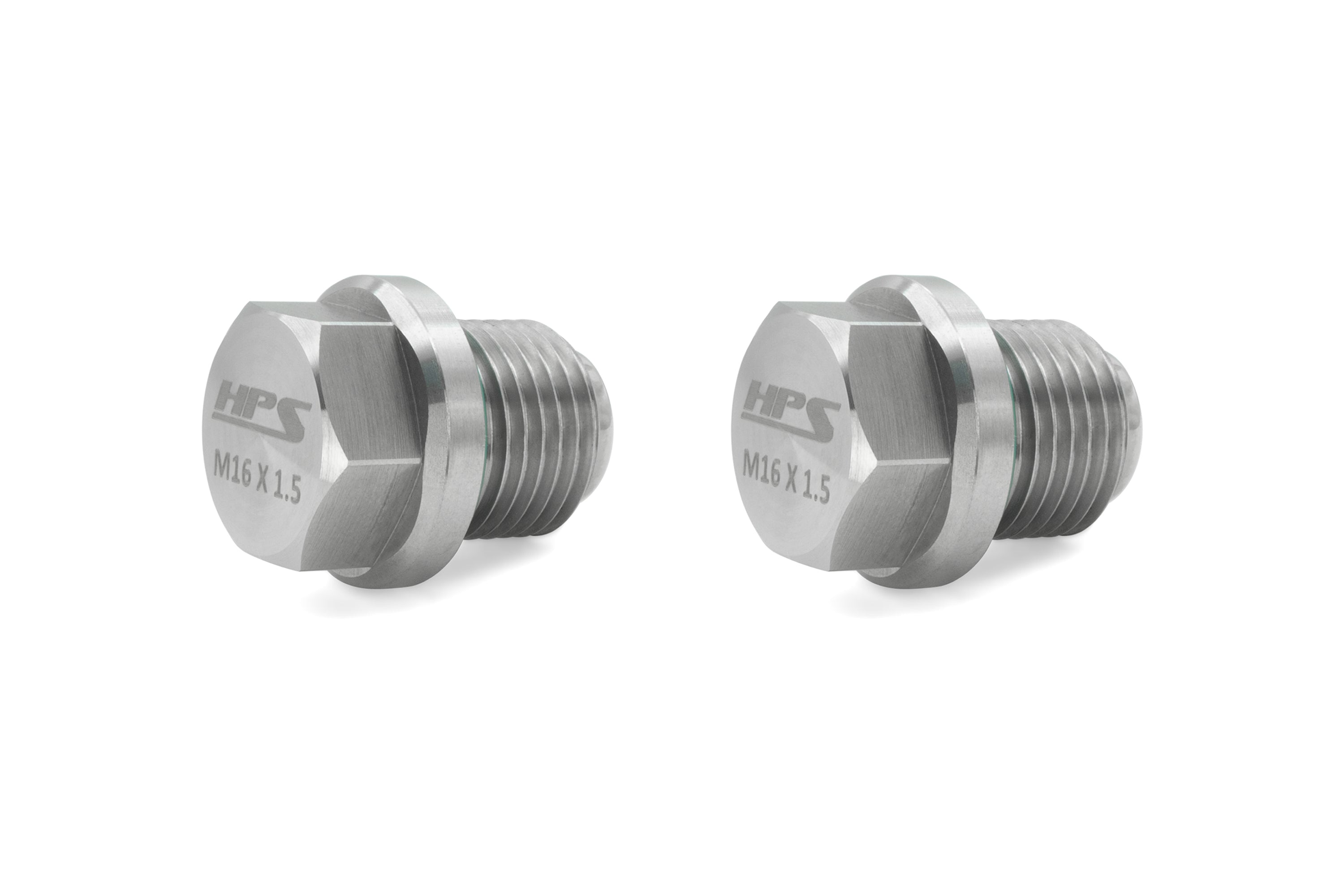 HPS Performance Stainless Steel Magnetic Oil Drain Plug Bolt 2pcs kit for Front Differential Fill and Drain plugs, MDPK-101