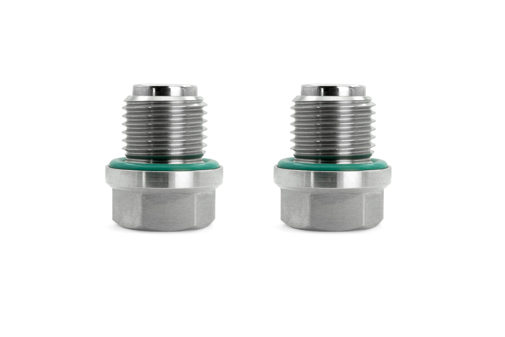 HPS Performance Stainless Steel Magnetic Oil Drain Plug Bolt 2pcs kit for Front Differential Fill and Drain plugs, MDPK-101