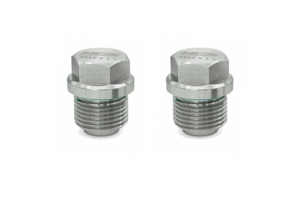 HPS Performance Stainless Steel Magnetic Oil Drain Plug Bolt 2pcs kit for Transmission Fill and Drain Plugs MDPK-102