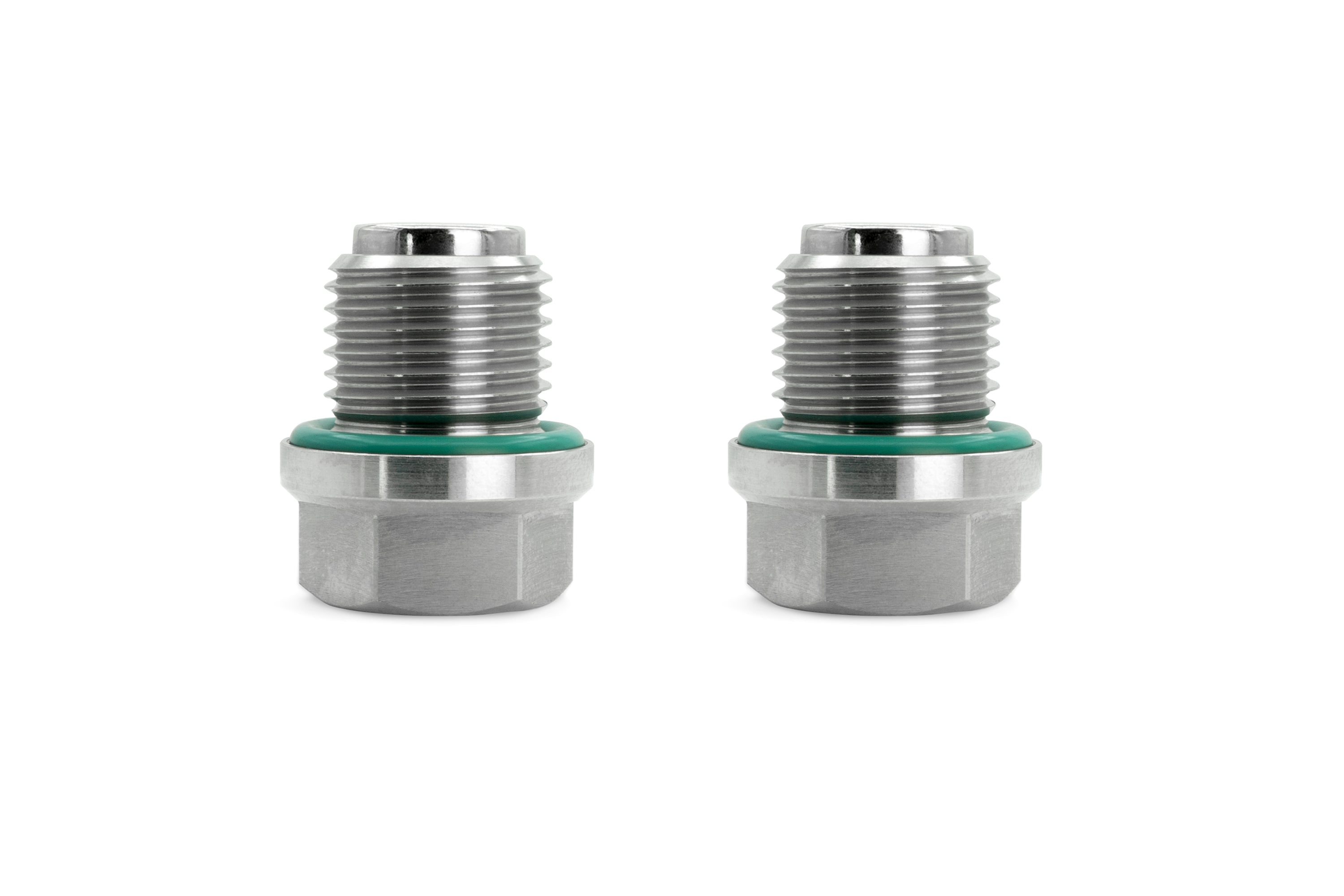 HPS Performance Stainless Steel Magnetic Oil Drain Plug Bolt 2pcs kit for Transmission Fill and Drain Plugs, MDPK-102