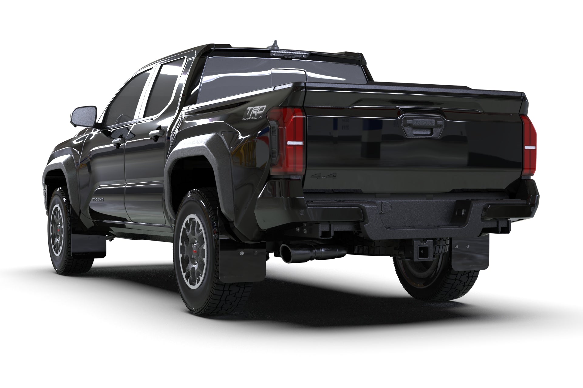 Rally Armor Black w/ Metallic Black UR Mud Flaps - Toyota Tacoma (2024+)