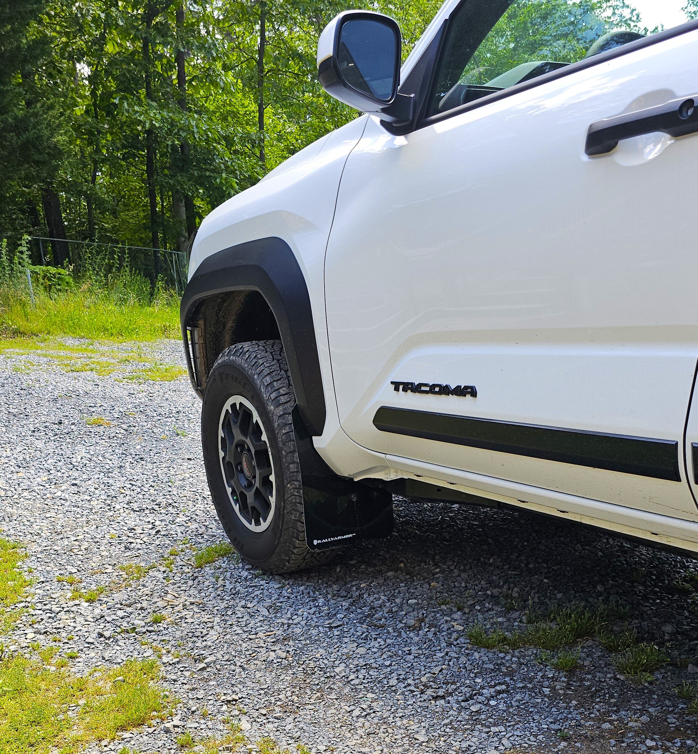 Rally Armor Black w/ Metallic Black UR Mud Flaps - Toyota Tacoma (2024+)
