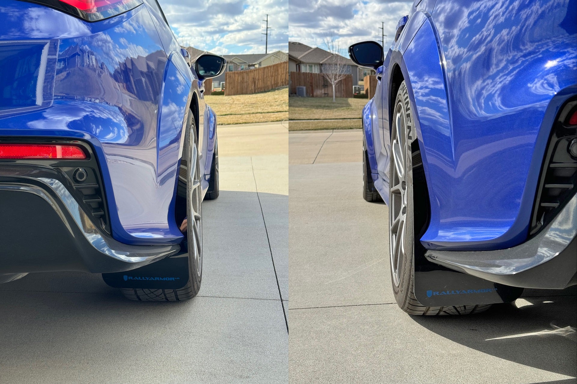 Rally Armor Black w/ Blue Logo Mud Flaps Set - Acura Integra Type S (2023+)