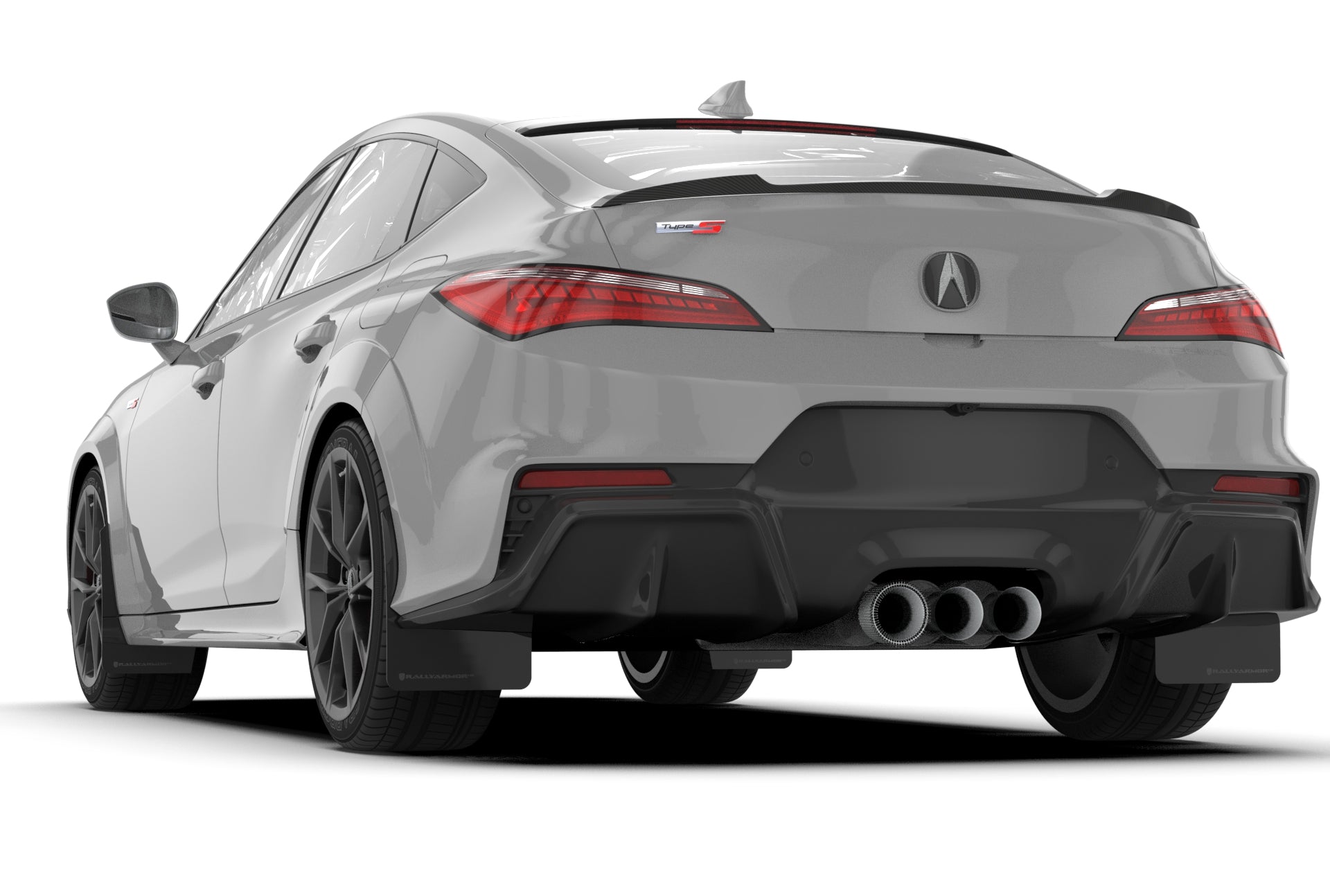 Rally Armor Black w/ Blue Logo Mud Flaps Set - Acura Integra Type S (2023+)