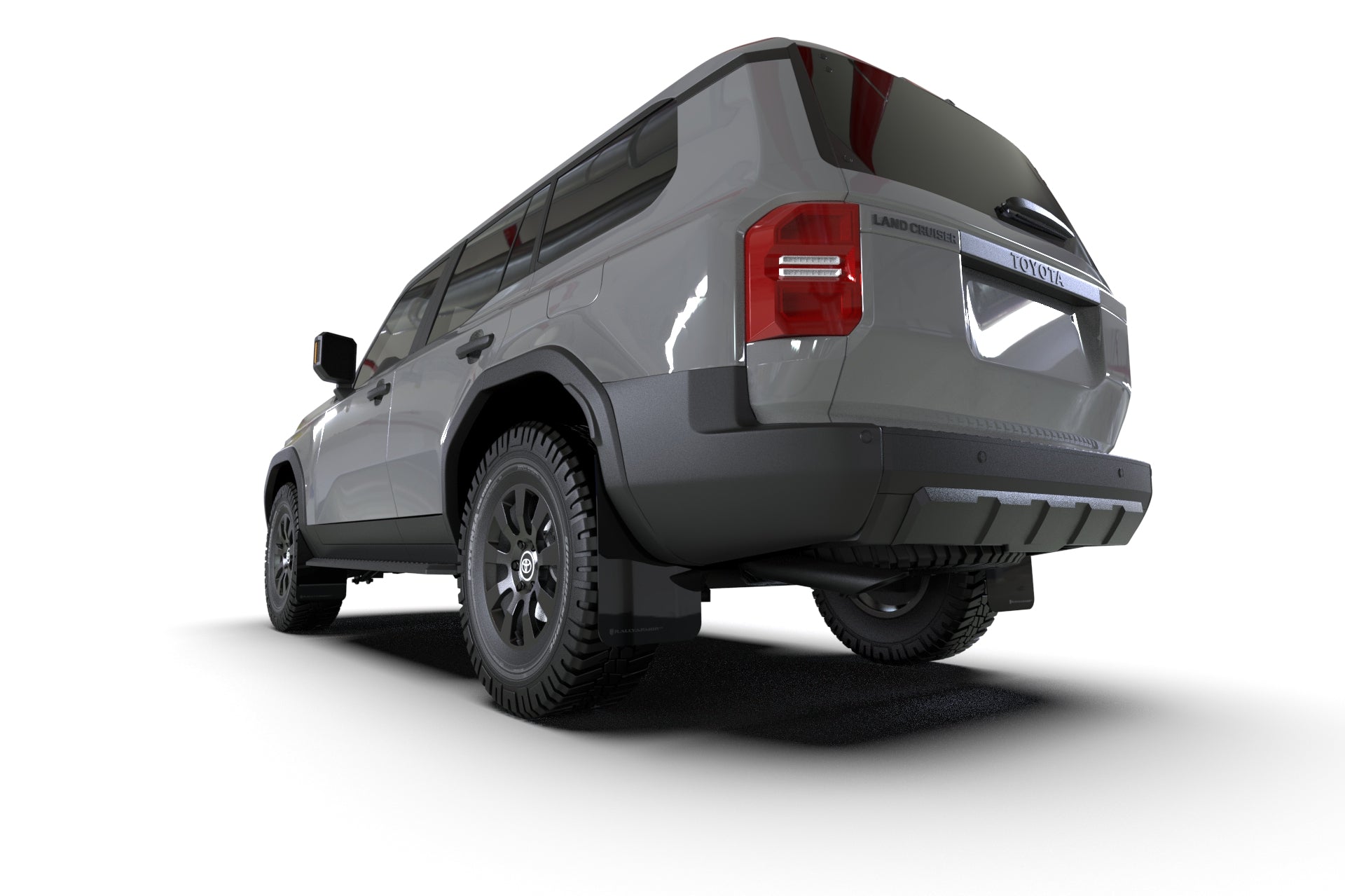 Rally Armor Black w/ Metallic Black UR Mud Flaps - Toyota Land Cruiser (2022+)