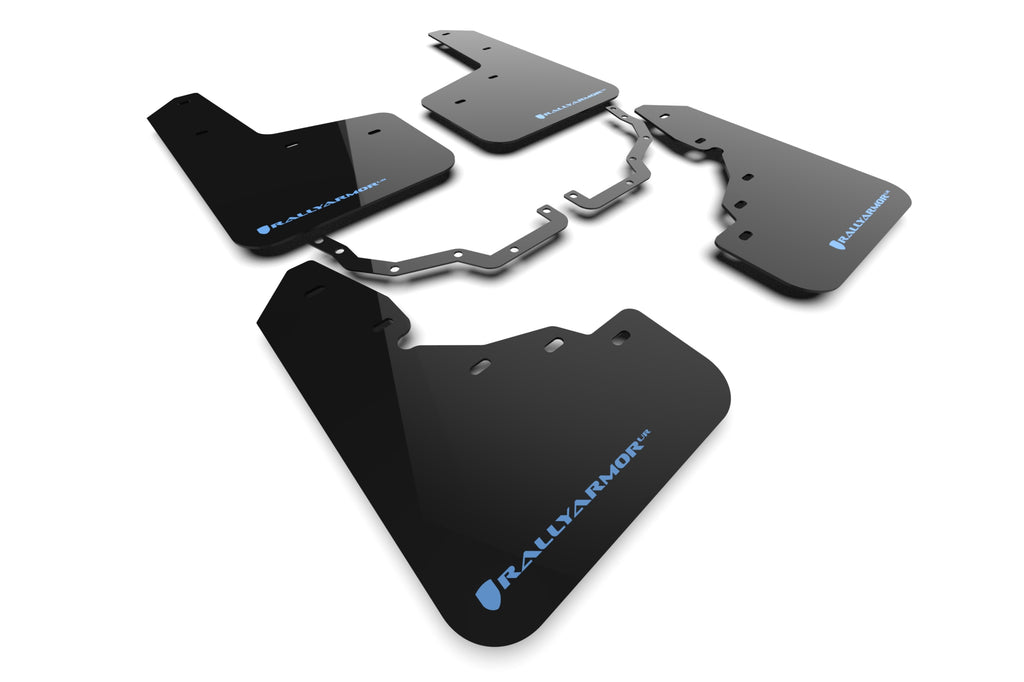 Rally Armor Black w/ Blue UR Mud Flaps - Toyota Land Cruiser (2022+)