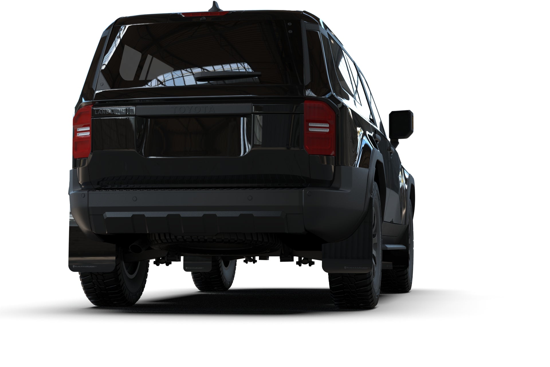 Rally Armor Black w/ Metallic Black UR Mud Flaps - Toyota Land Cruiser (2022+)
