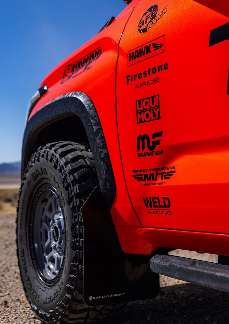 Rally Armor Black w/ Red UR Mud Flaps - Toyota Sequoia (2023+)