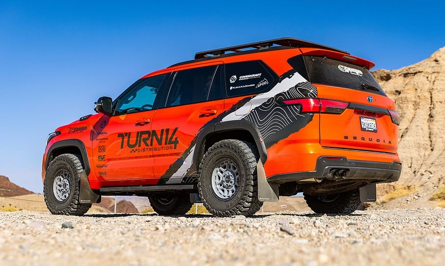 Rally Armor Black w/ Red UR Mud Flaps - Toyota Sequoia (2023+)