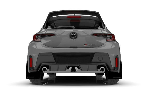 Rally Armor UR Black w/ Grey Logo Mud Flaps Set of 4 - Toyota GR Corolla Hatch (2022+)