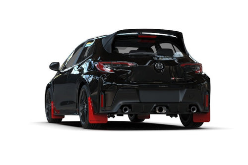 Rally Armor UR Red w/ Black Logo Mud Flaps Set of 4 for Toyota GR Corolla Hatch (2023+)