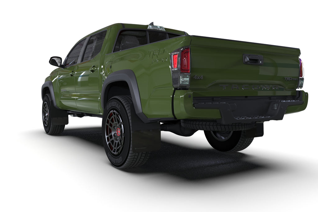 Rally Armor Black w/ Metallic Black Mud Flaps - Toyota Tacoma (2016-2023)