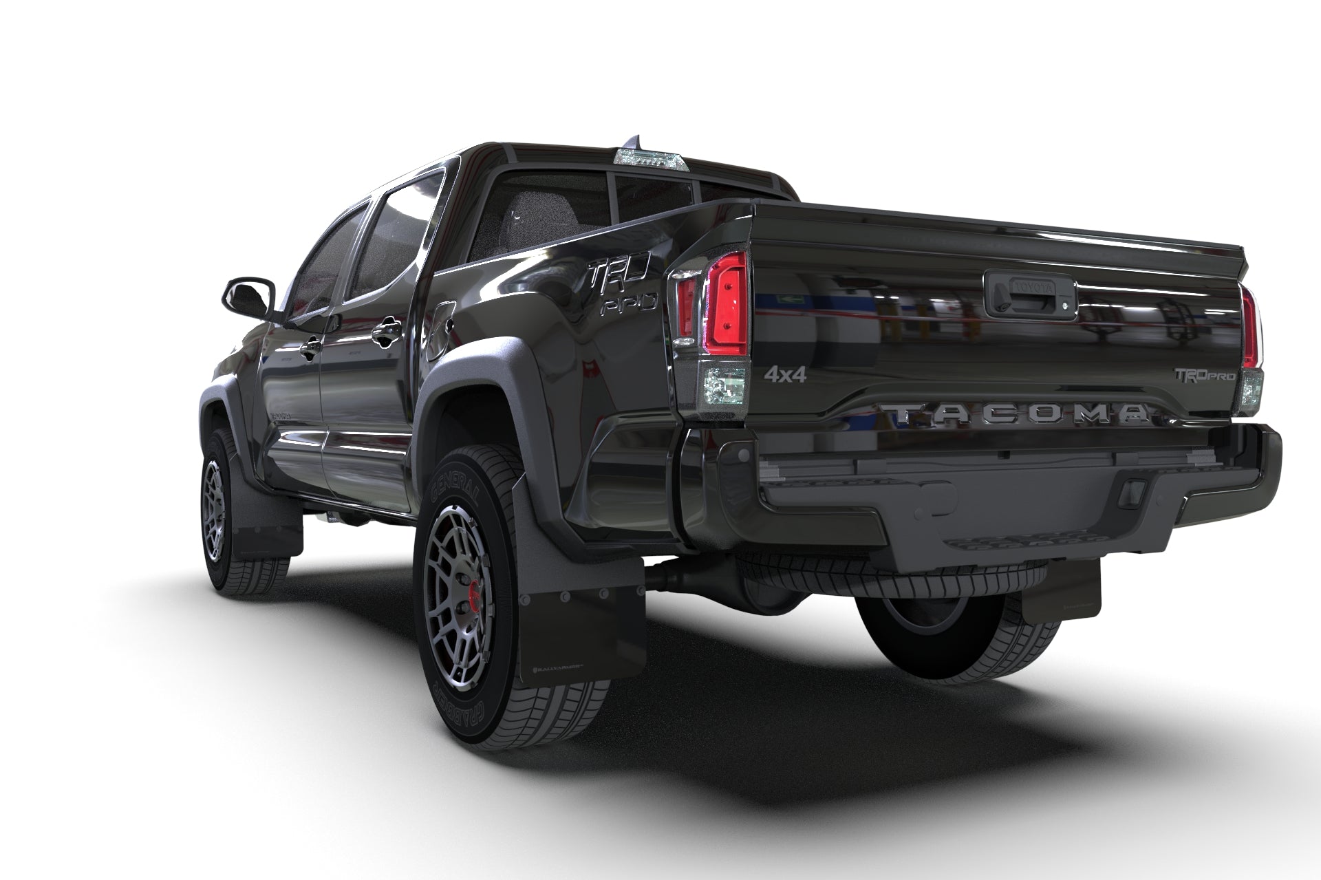 Rally Armor Black w/ Grey Mud Flaps - Toyota Tacoma (2016-2023)