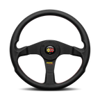 MOMO CORSE 2.0  Steering Wheel - 350MM -Black Leather / Red Stitching