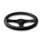 MOMO CORSE 2.0  Steering Wheel - 350MM -Black Leather / Red Stitching