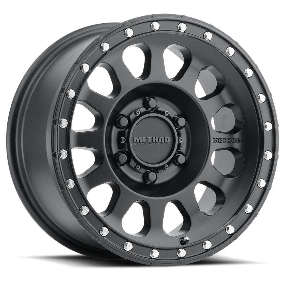 Method 315 | Matte Black | Wheel view 1
