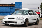 PCI Race Spec Aluminum Side Skirts - Honda Civic Hatchback/Coupe EK (1996-2000)