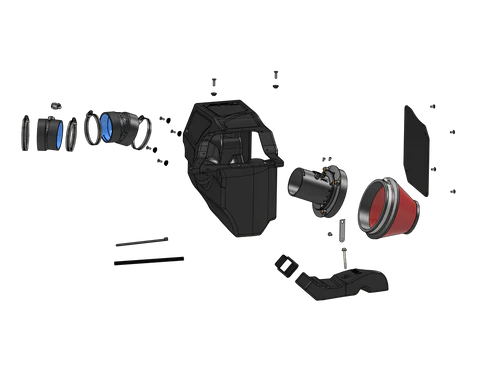PRL Motorsports Matte Carbon Fiber High Volume Intake System - Acura Integra Type-S DE5 (2024+)