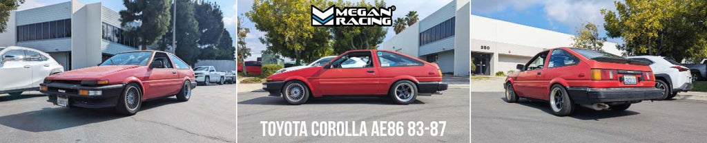 Megan Racing Track Series (True Coilover Rear Conversion) - Toyota Corolla AE86 RWD (1983-1987)