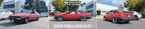 Megan Racing Track Series (True Coilover Rear Conversion) - Toyota Corolla AE86 RWD (1983-1987)
