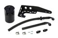 HPS Performance Billet Aluminum Oil Catch Can Kit Black 860-001WB
