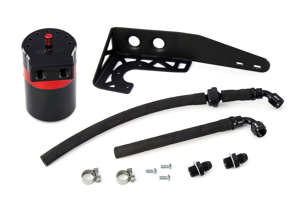 HPS Performance Billet Aluminum Oil Catch Can Kit OCC-001