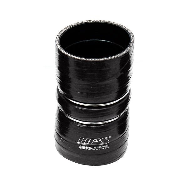 HPS Silicone Intercooler Turbo Boot Hose Black ORCH-710-BLK replace part # 3C34-6C640-CA 3C34-6C640-DA