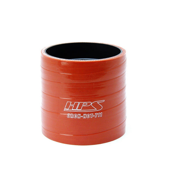 HPS Silicone Intercooler Turbo Boot Hose Orange ORCH-HOT-711 replace part # 3C34-6C640-DA 6C3Z-6C640-BA