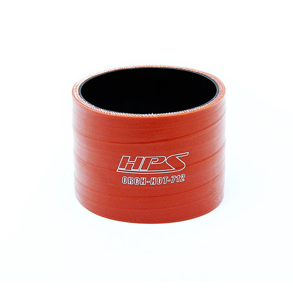 HPS Silicone Intercooler Turbo Boot Hose Orange ORCH-HOT-712 replace part # YC3Z-6C640-PA 1833700C2 F81Z-6C640-CA