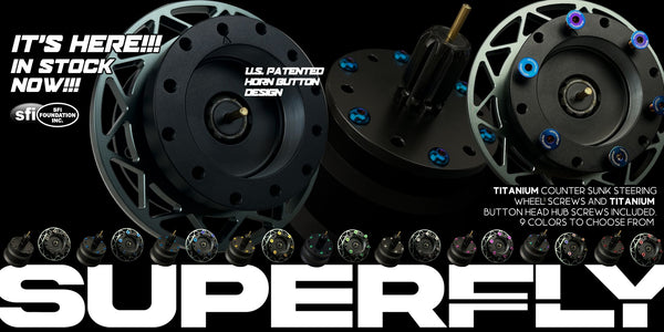 P2M SFI Superfly Steering Wheel Quick Release Kit - Universal