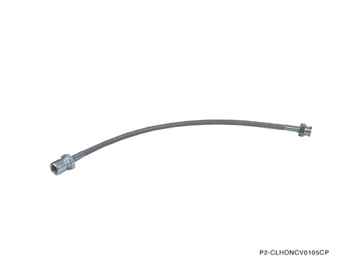 Phase 2 Motortrend (P2M) Stainless Steel Braided Clutch Line - Honda Civic (2001-2005)