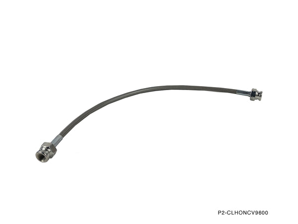 Phase 2 Motortrend (P2M) Stainless Steel Braided Clutch Line - Honda Civic (1996-2000)