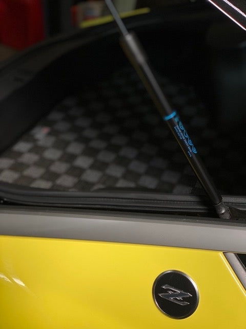 P2-CPT370ZDGTR-TP-2 - NISSAN RZ34 400Z REAR TRUNK MAT : DARK GREY - View 9