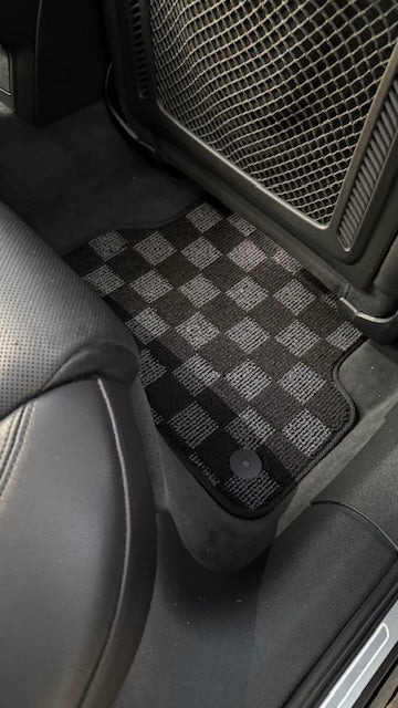 P2-CPTA6C7FRDG-TP - AUDI A6 SEDAN (C7) 2012-18 RACE FLOOR MATS : DARK GREY - View 10
