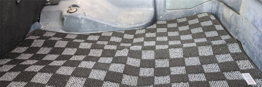 P2-CPTAE86DGTR-TP - TOYOTA COROLLA AE86 (HATCH) REAR TRUNK MAT : DARK GREY - View 9