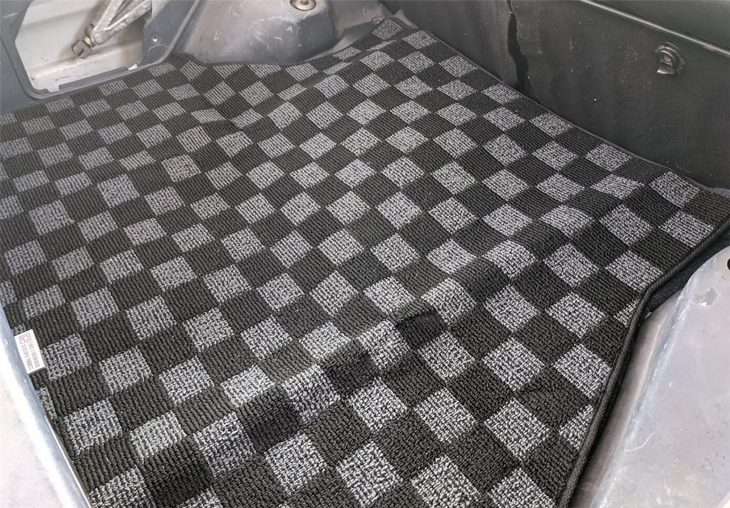 P2-CPTAE86DGTR-TP - TOYOTA COROLLA AE86 (HATCH) REAR TRUNK MAT : DARK GREY - View 10