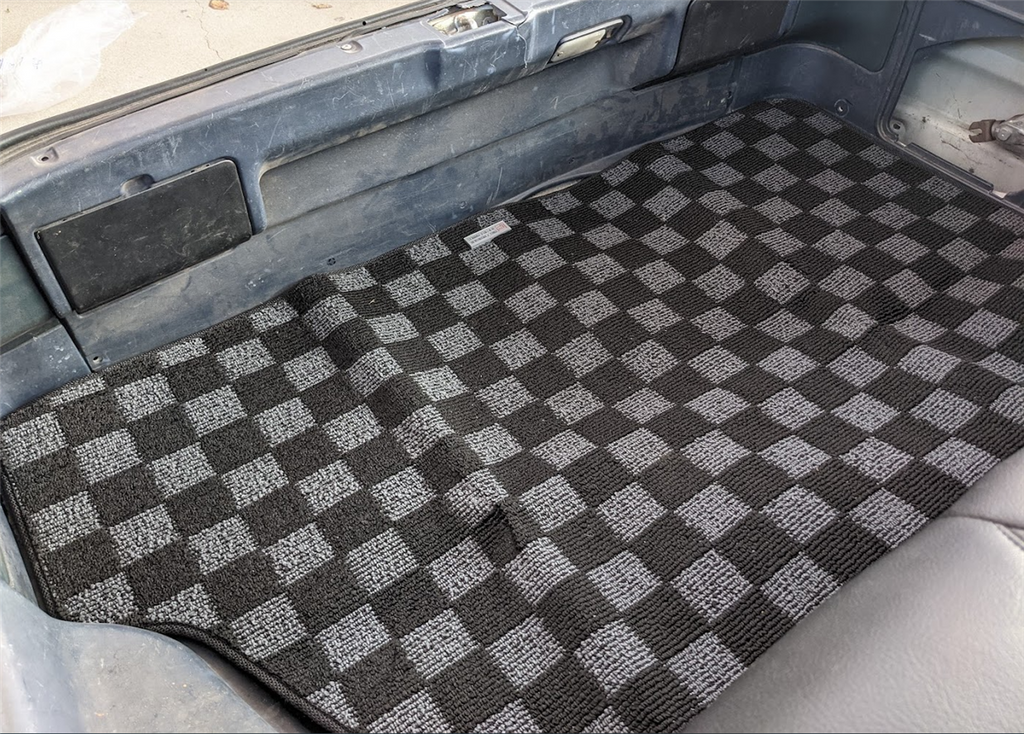 P2-CPTAE86DGTR-TP - TOYOTA COROLLA AE86 (HATCH) REAR TRUNK MAT : DARK GREY - View 12