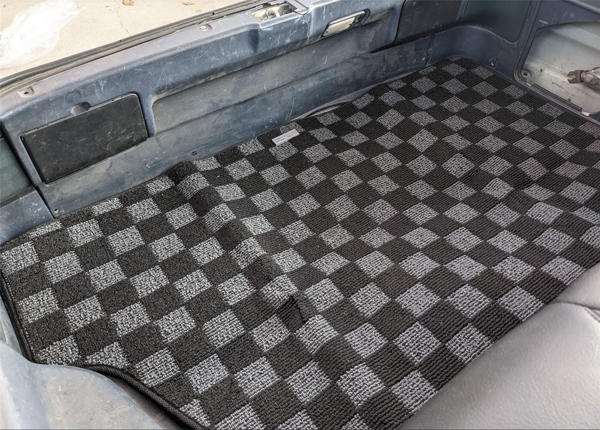 P2-CPTAE86DGTR-TP - TOYOTA COROLLA AE86 (HATCH) REAR TRUNK MAT : DARK GREY - View 12