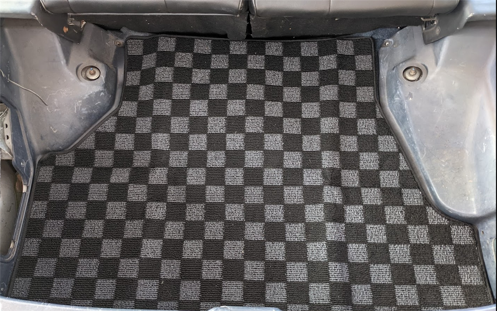 P2-CPTAE86DGTR-TP - TOYOTA COROLLA AE86 (HATCH) REAR TRUNK MAT : DARK GREY - View 2