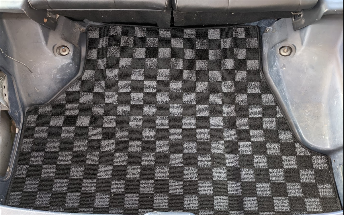 P2-CPTAE86DGTR-TP - TOYOTA COROLLA AE86 (HATCH) REAR TRUNK MAT : DARK GREY - View 2