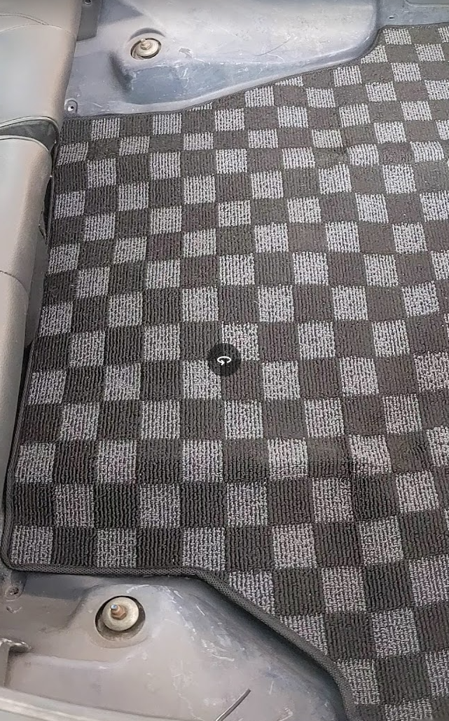 P2-CPTAE86DGTR-TP - TOYOTA COROLLA AE86 (HATCH) REAR TRUNK MAT : DARK GREY - View 4
