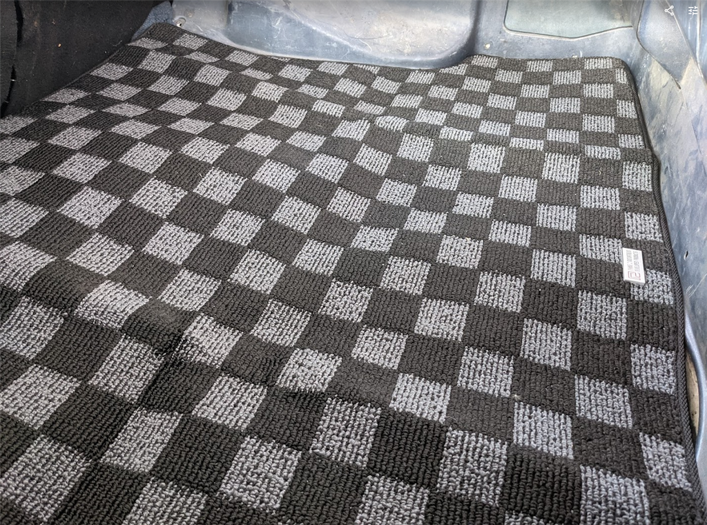 P2-CPTAE86DGTR-TP - TOYOTA COROLLA AE86 (HATCH) REAR TRUNK MAT : DARK GREY - View 8