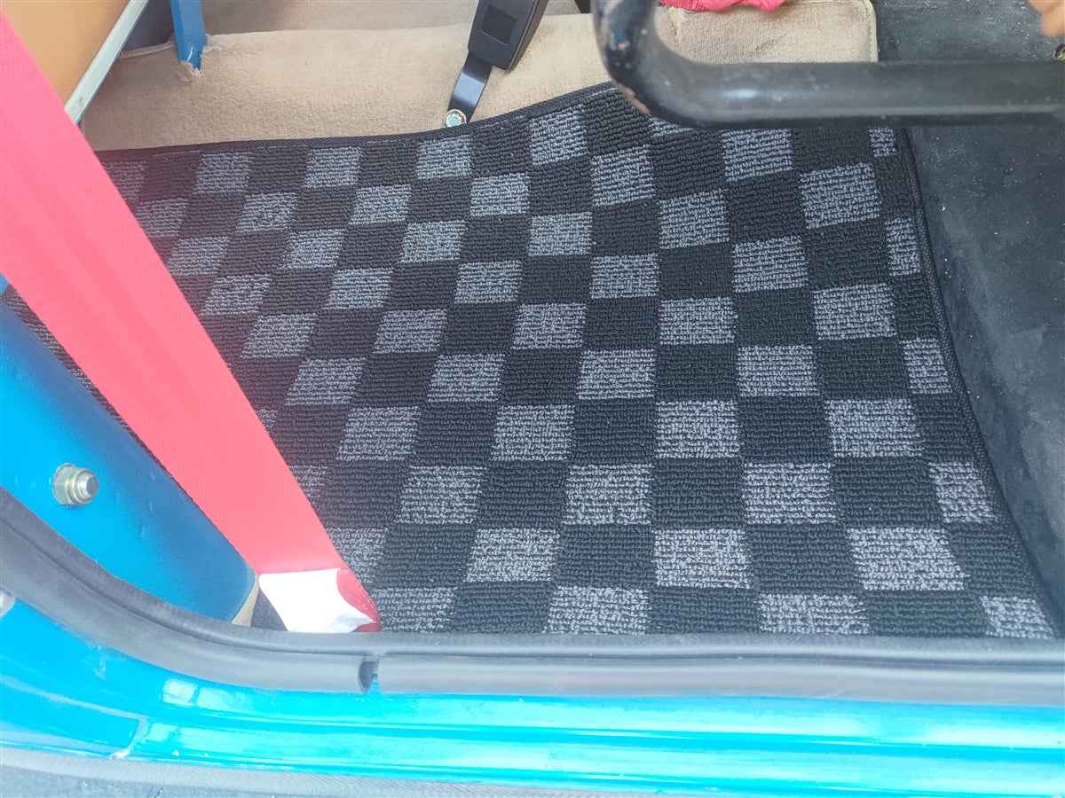 P2-CPTAUSMINIFRDG-TP - AUSTIN MINI MK2+ (1967-ON) RACE FLOOR MATS - View 9