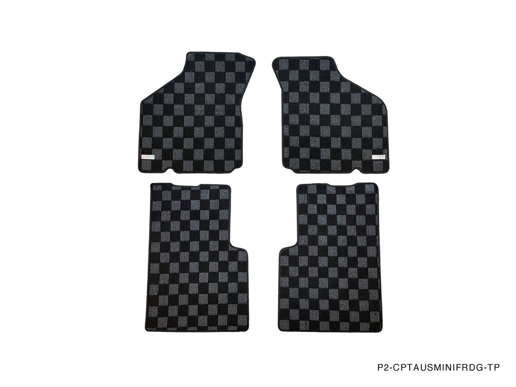 P2-CPTAUSMINIFRDG-TP - AUSTIN MINI MK2+ (1967-ON) RACE FLOOR MATS - View 1
