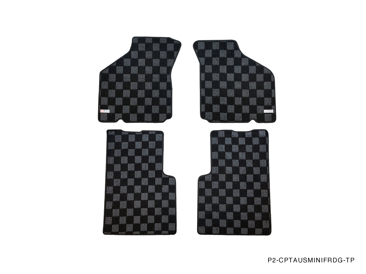 P2-CPTAUSMINIFRDG-TP - AUSTIN MINI MK2+ (1967-ON) RACE FLOOR MATS - View 1