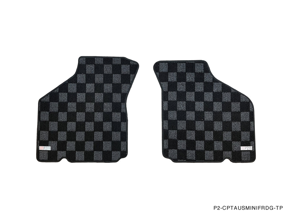 P2-CPTAUSMINIFRDG-TP - AUSTIN MINI MK2+ (1967-ON) RACE FLOOR MATS - View 2