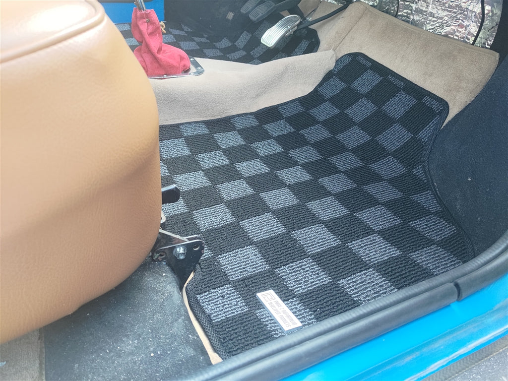 P2-CPTAUSMINIFRDG-TP - AUSTIN MINI MK2+ (1967-ON) RACE FLOOR MATS - View 7